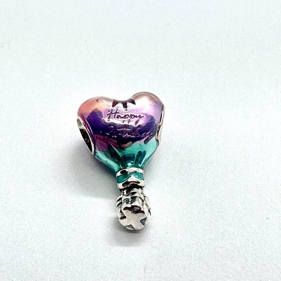 NEW Authentic Pandora Birthday Air Balloon Dangle Charm 798888C01 - Picture 4 of 7